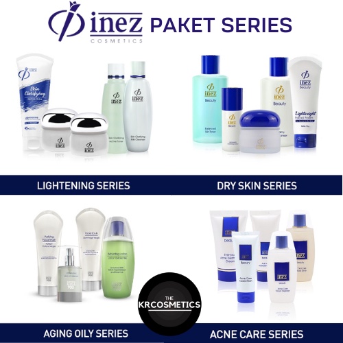 Inez Bundling Acne Care Series I INEZ PAKET OILY I INEZ PAKET LIGHTENING I INEZ ANTI AGING SERIES