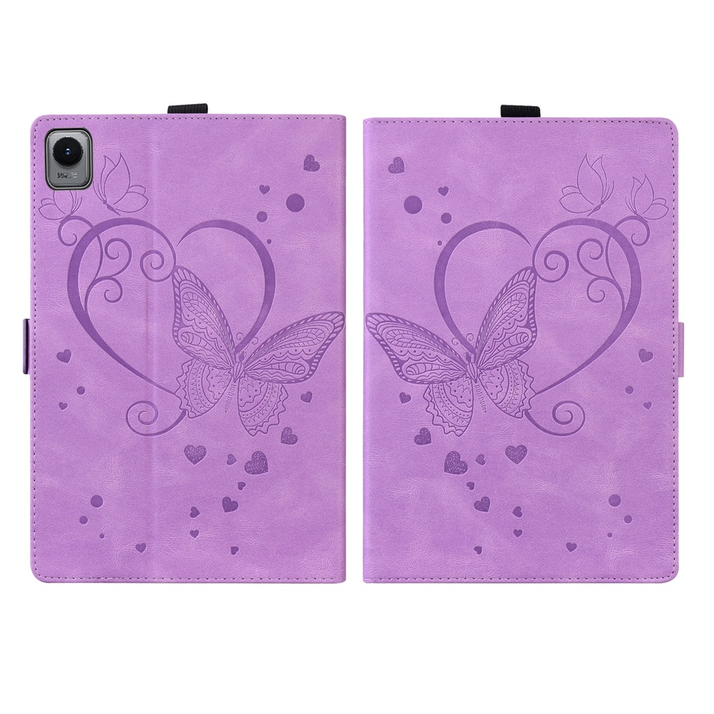 (Ready Spot) Casing Flipcase Realme pad mini (2022) 8.7 &quot;RMP2105 Bahan Kulit Motif Kupu-Kupu 3D Butterfly