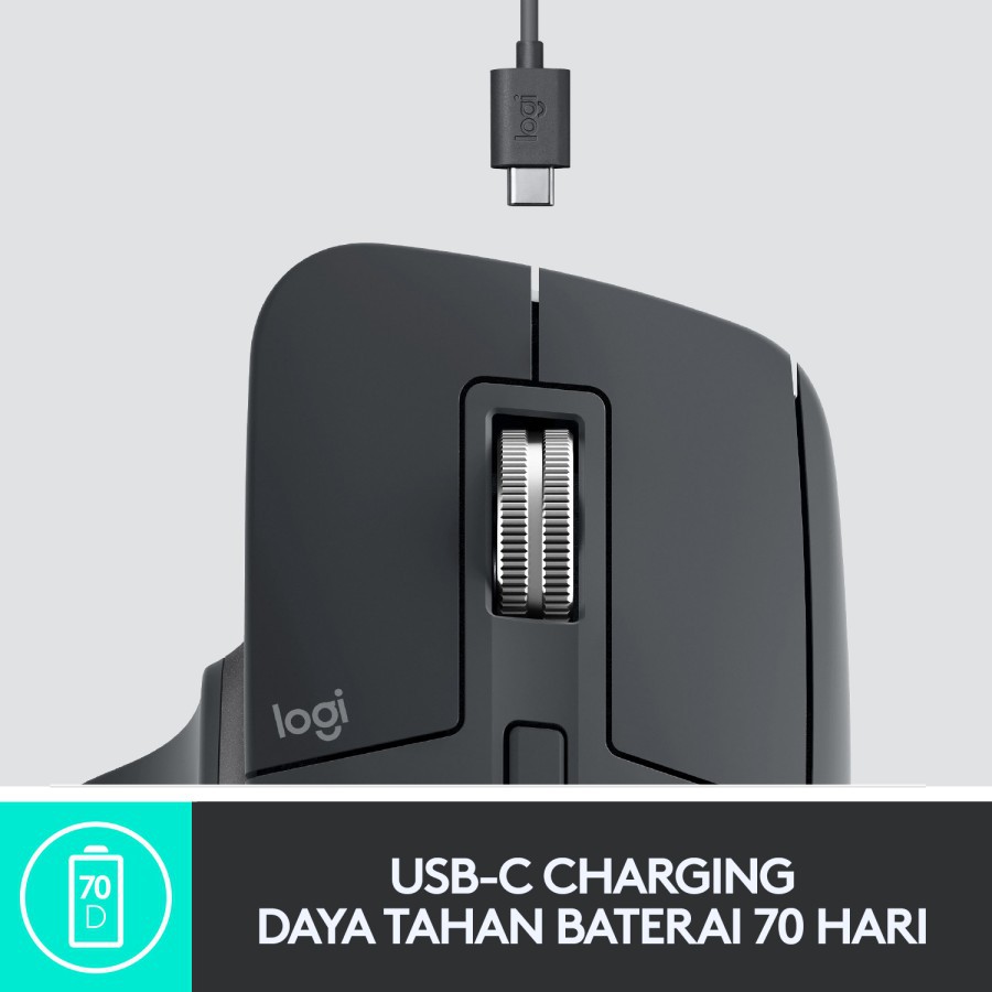 Logitech MX Master 3 Wireless Mouse - Garansi Resmi 1 Tahun