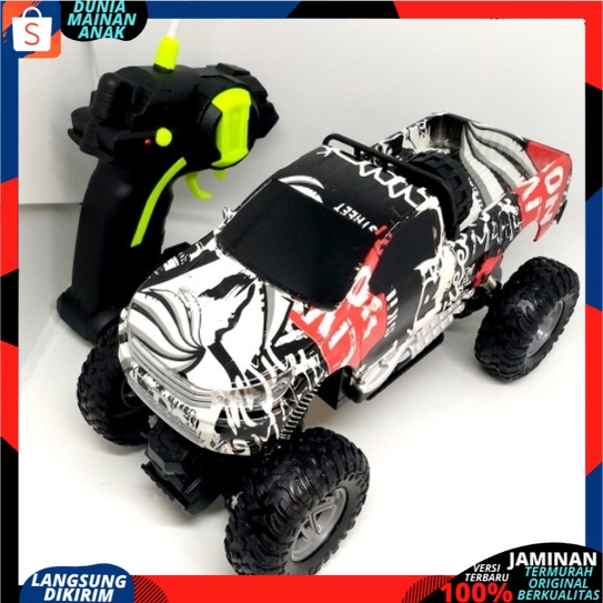 Mobil Remote control Offroad Rc Car Jeep Rock Crawler Pickup Baterai Cas Terbaru