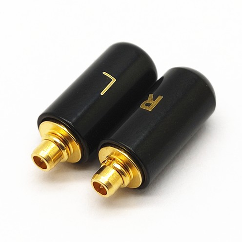 1pair DIY MMCX pin Male Beryllium copper Socekt for earphone earbuds SE846/W60/VE6 Pure black