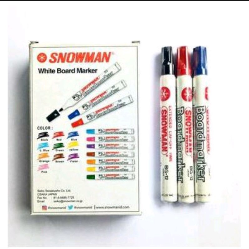 

Spidol Snowman Boardmarker