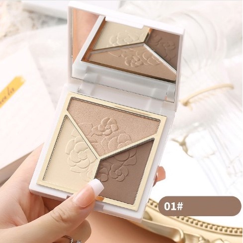 LAMEILA PALET EYESHADOW 3 WARNA PILIHAN HIGHLIGHT 3D TAHAN LAMA 5097