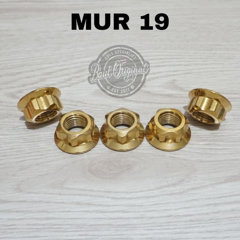 mur 19 probolt gold gear new model stainless original thailand