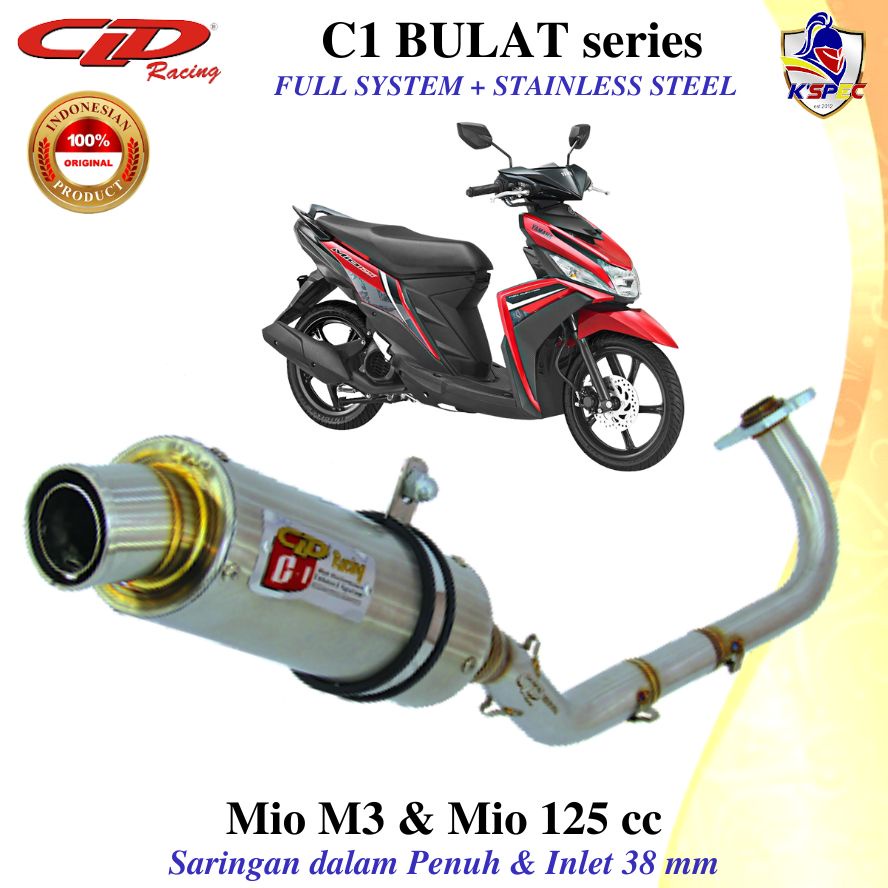 CLD Racing C1 BULAT series MIO M3 & MIO 125 cc Knalpot Fullsystem