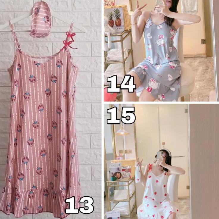 Maca4m2|BUENO CREED - Daster Velona Cup Bra / daster seksi tali satu |terlaris....