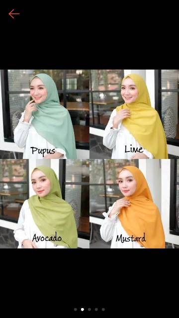 Pasmina Ceruty 20 Pcs Pilih warna