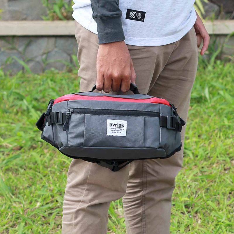New Arrival - Tas salempang pria Selempang pinggang murah bahan premium waterproof anti air original