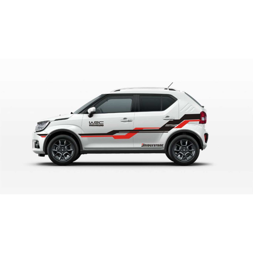 STIKER CUTTING STIKER MOBIL IGNIS WRC KEREN UNIVERSAL