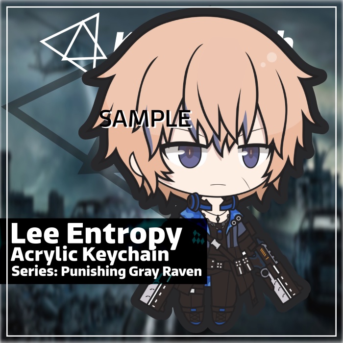 Keychain Punishing Gray Raven Lee Entropy
 | KyraMerch Anime Fanmerch Dealer