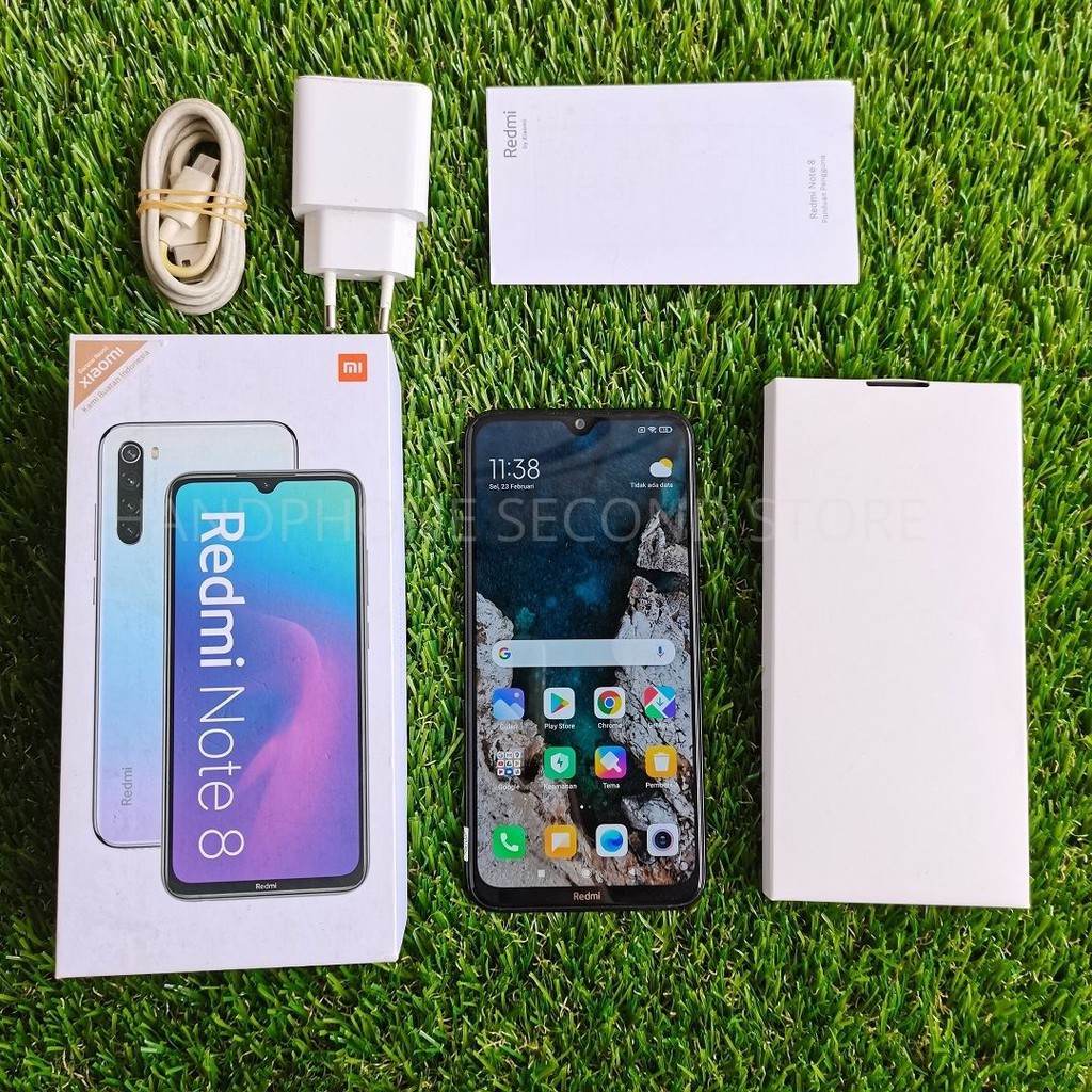 [ARSIP] XIAOMI REDMI NOTE 8 4/64GB FULLSET HANDPHONE SECOND HP SEKEN HP BEKAS MURAH