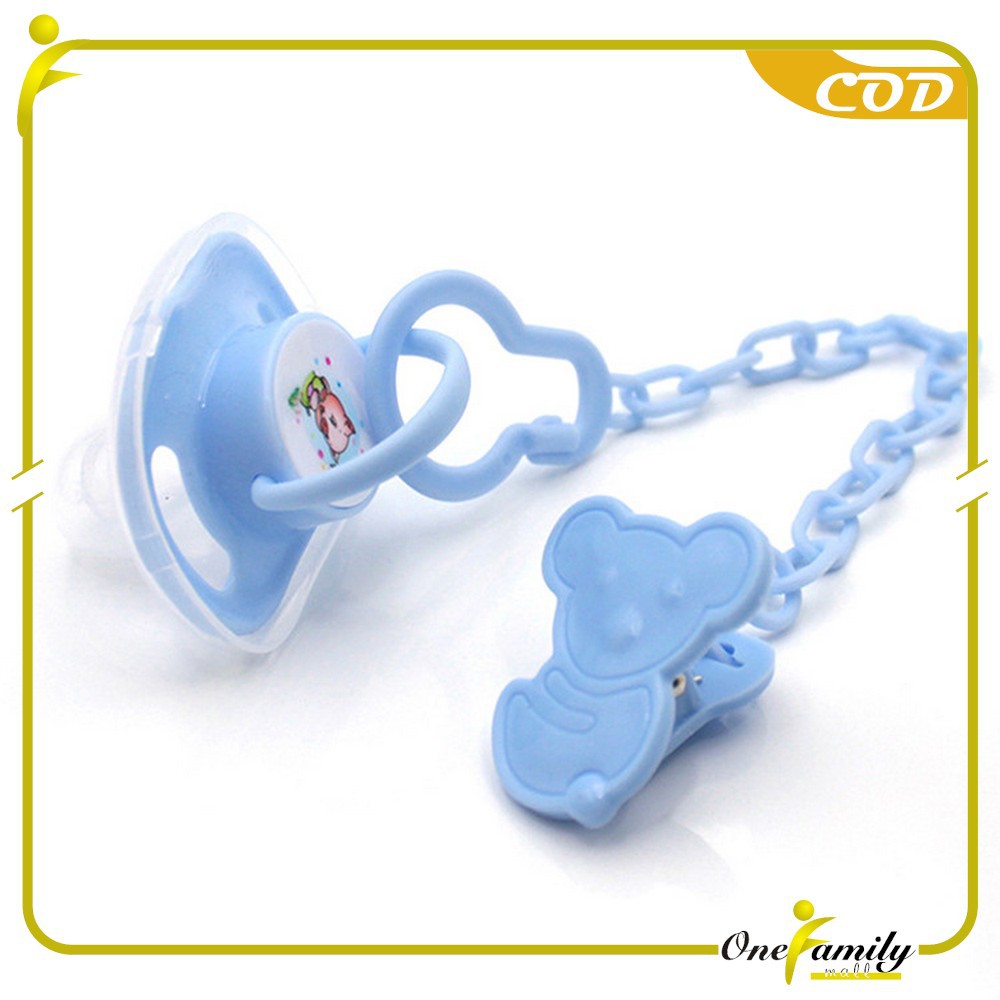 ONE-C43 Tali Gantungan Empeng Baby / Klip Rantai Penjepit Dot Bayi / Teether Clipper Pacifier Holder-5