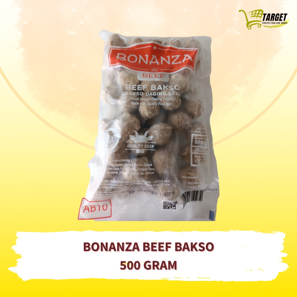 BONANZA BAKSO SAPI 500 GRAM, BEEF BAKSO