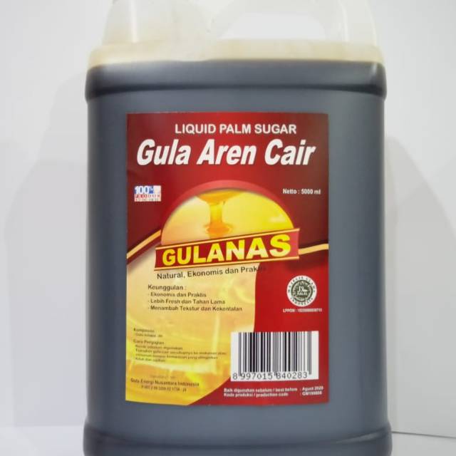 

Gulanas Gula Aren Cair 5 Liter