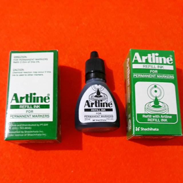 

Isi ulang tinta hitam spidol whiteboard/permanent ARTLINE 20ml/REFILLE PERMANENT FLEXOFFICE 25ml