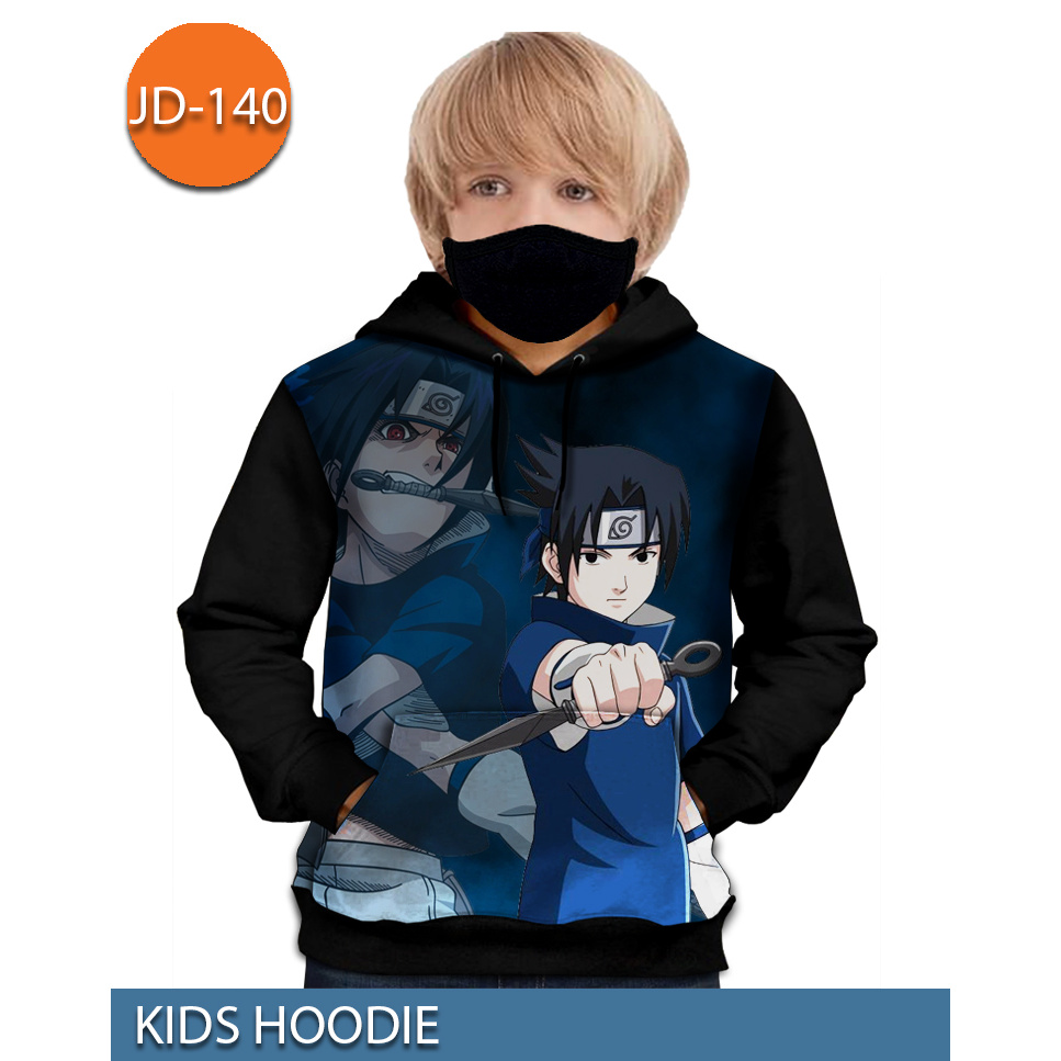 Jaket Sweater Naruto Sasuke Jaket Fullprinting 3D #JD-140