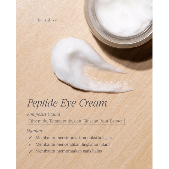 the aubree peptide eye cream