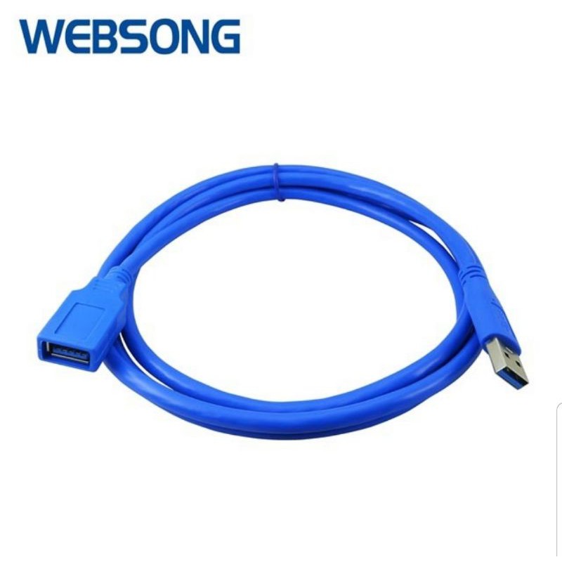 Kabel USB 3.0 Male to Female Extension 30CM 1.5M 3M 5M 5Gbps WEBSONG