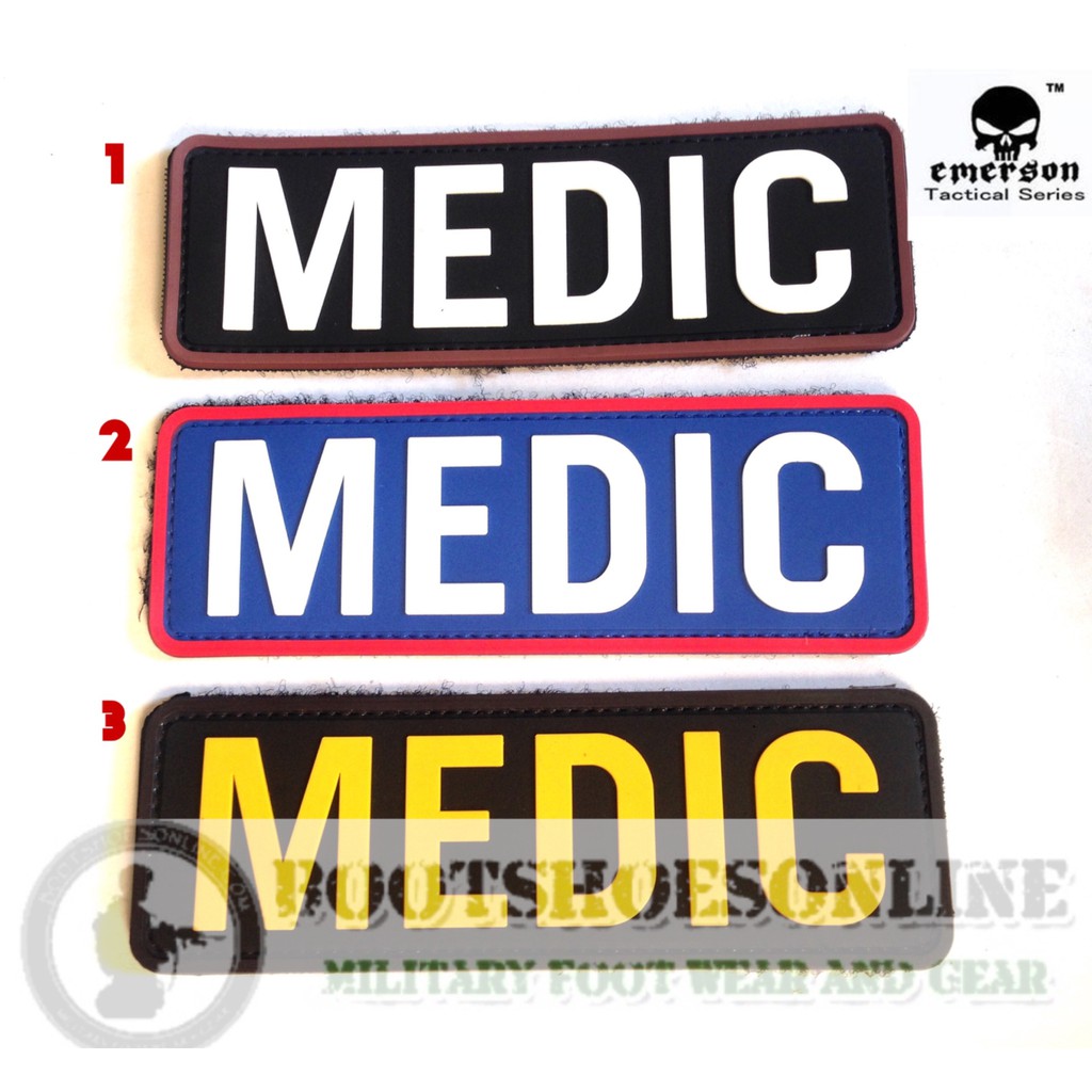 Jual Patch emerson MEDIC tactical rubber patch ori | Shopee Indonesia