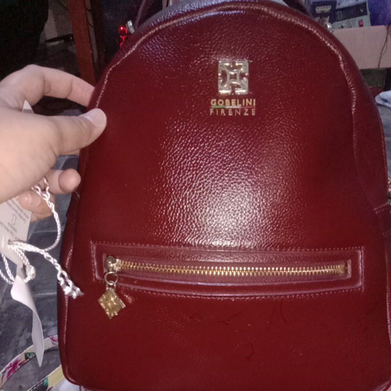 Gobelini Aime backpack maroon