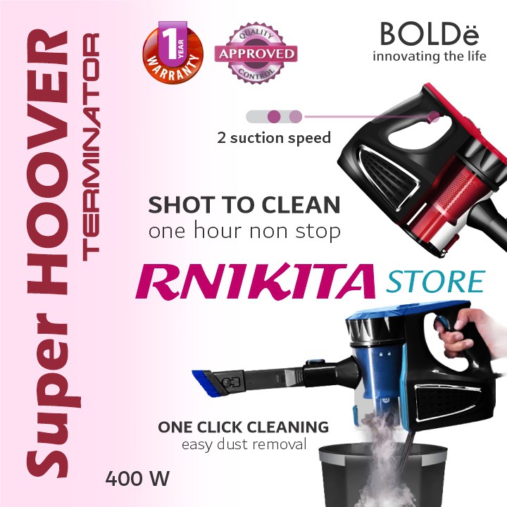 BOLDe SUPER HOOVER TERMINATOR - Motor Vacuum Cleaner Tidak Cepat Panas