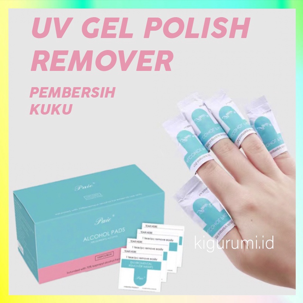 1PCS UV Gel Nail Polish Remover &amp; Cleaner Wraps Foil Wipe KU011