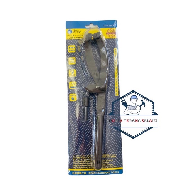 TREKER CVT Y JOZU CRV BlackOxide - Kunci Tahanan Kopling Motor Matic Y - Flying Wheel Puller - Flywheel Spanner JOZU - Flywheel Pliers - Coupling Nut Spanner - JZ-TL-0015