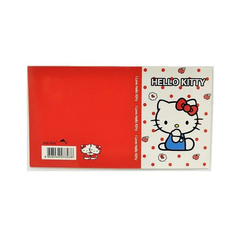 

sticky note Hellokity Lucu warna merah