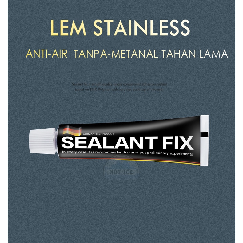 LEM stainless LEM KACA SILICON SEALENT AQUARIUM Sealant Fix Perekat Dinding Ubin Kaca Buram