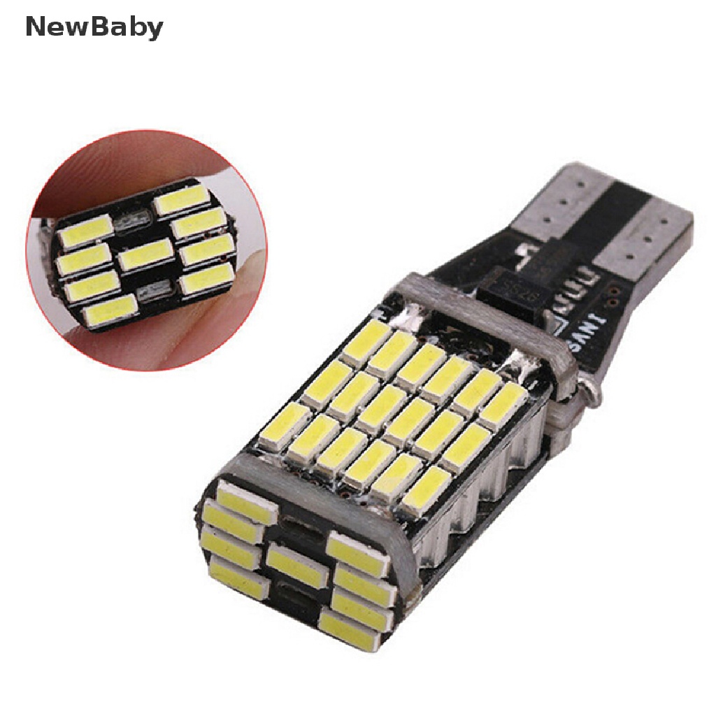 10pcs Lampu LED 45smd 4014 T15 W16W 6000K Warna Putih Untuk Mundur Mobil