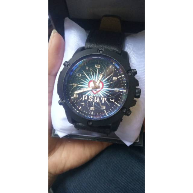 Jam tangan bahan kulit PSHT 1922 cewek cowok cocok banget