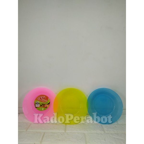 piring makan murah - piring plastik murah - piring plastik KH crystal 8