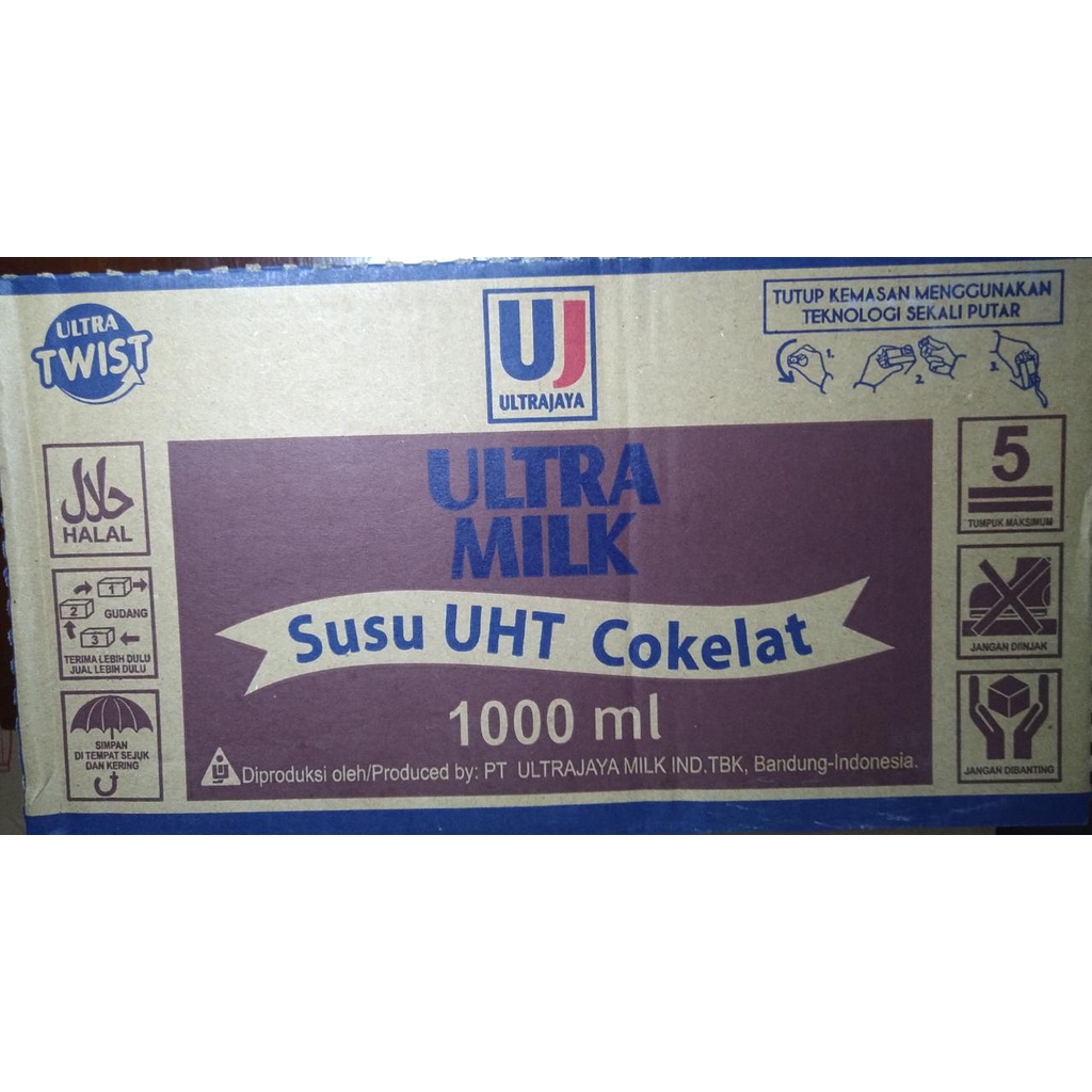 

ultra milk susu uht coklat 1L