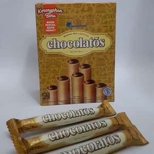 

Wafer Chocolatos Roll 1 Dus 230gr @10gr isi 24 pcs