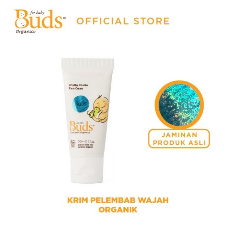 Buds Organics Chubby Chubbs Face Cream 30 ml - Krim Muka Bayi &amp; Anak