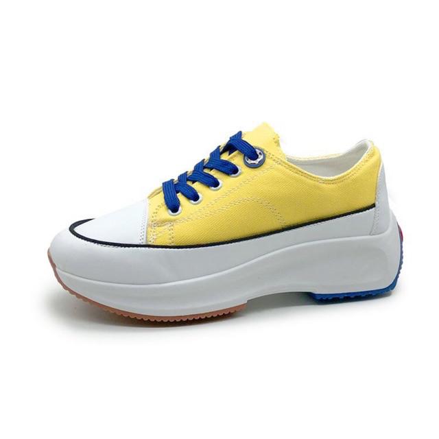 COD BASIC CYLA SNEAKERS WANITA BEST SELLER !! by Axeline WA407-Yellow
