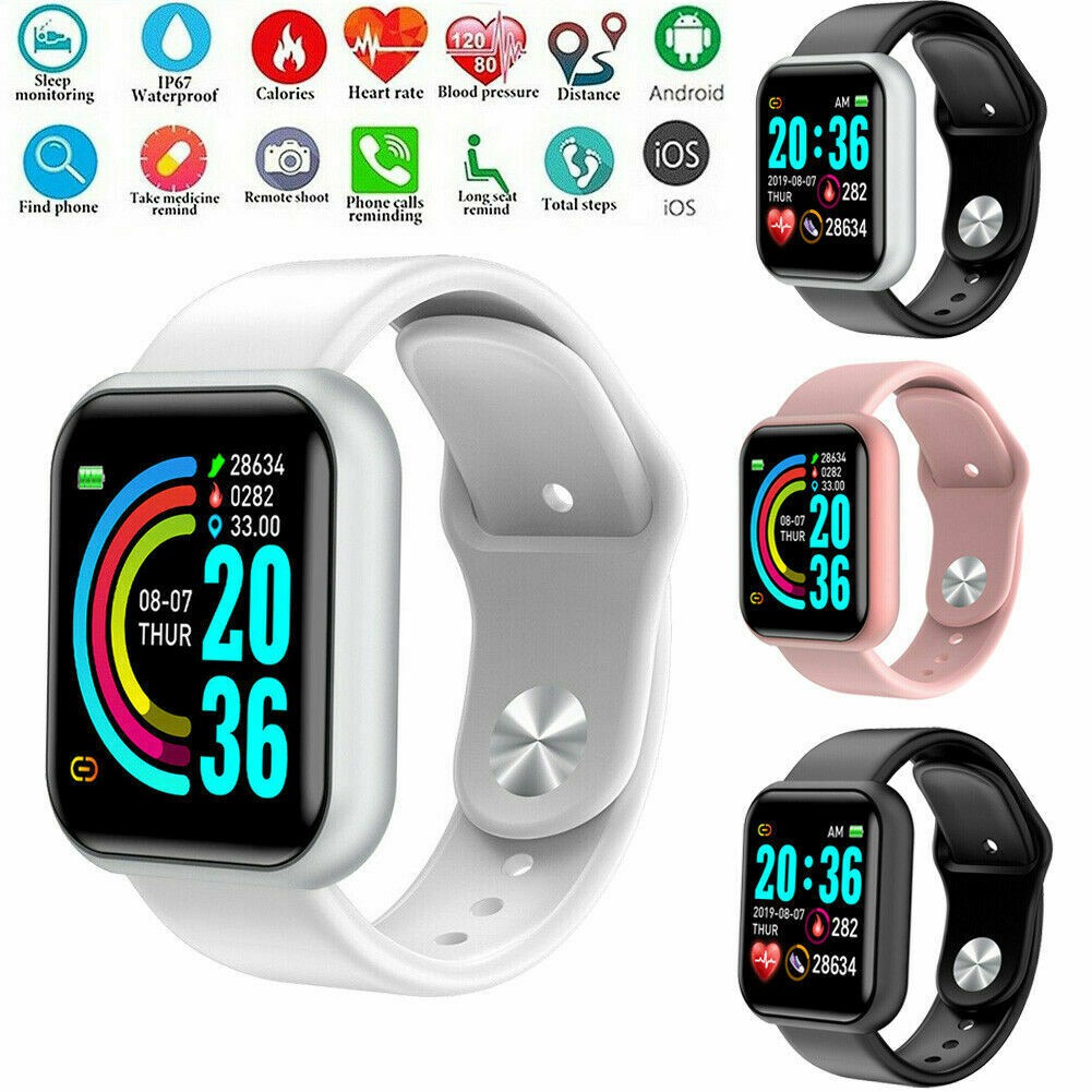 【Ready stock】Smartwatch  wanita Y68 Smart watch Jam y68 Smartband Y68 Smart band Y68