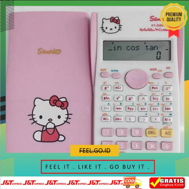 

Terbagus Termurah Kalkulator Scientific Hello kitty fx 350 ms . Kalkulator ilmiah Hello kitty . Kalkulator Sekolah