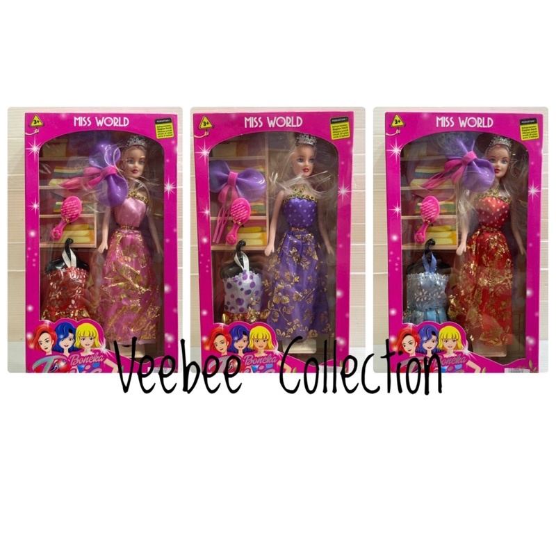 Boneka Barbie Set Single/ mainan boneka Barbie/ barbie doll/ boneka/ pretend play