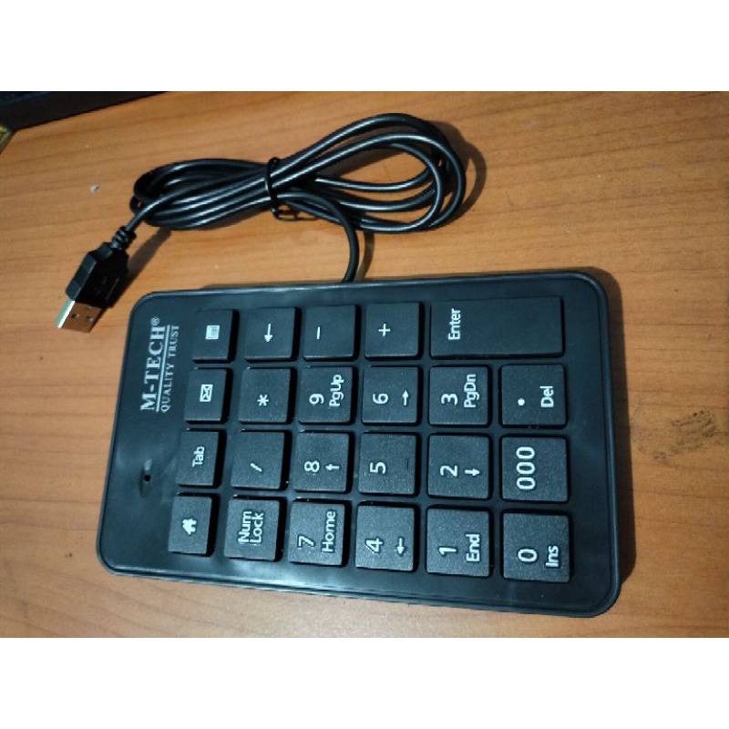 Keyboard Numeric Wired M-Tech Numpad - Keyboard Kasir Angka Kabel Keypad