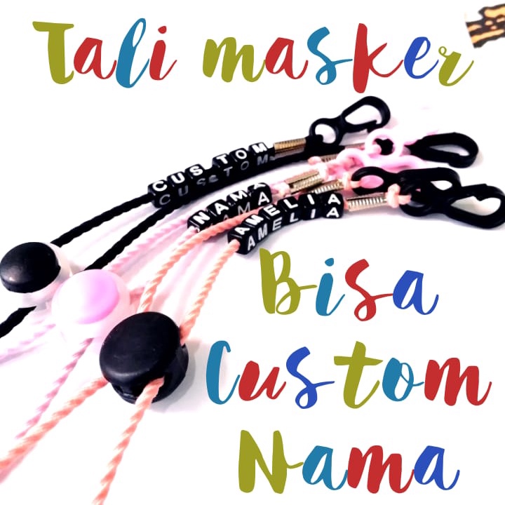 tali masker gantung leher bisa request nama