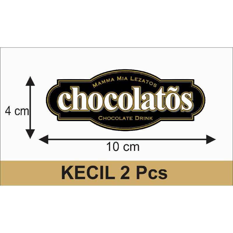 stiker CHOCOLATOS