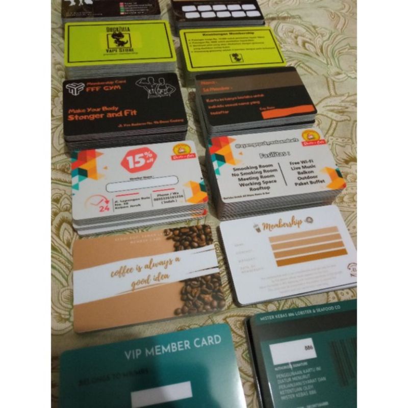 ID CARD BAHAN PVC SEPERTI KARTU ATM