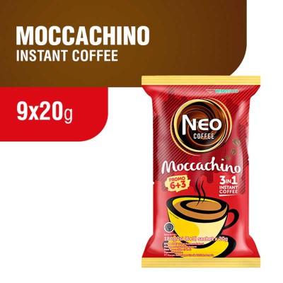 

NEO Coffee Moccachino 3 in 1 Instan Coffee 6x20g + 3pcs