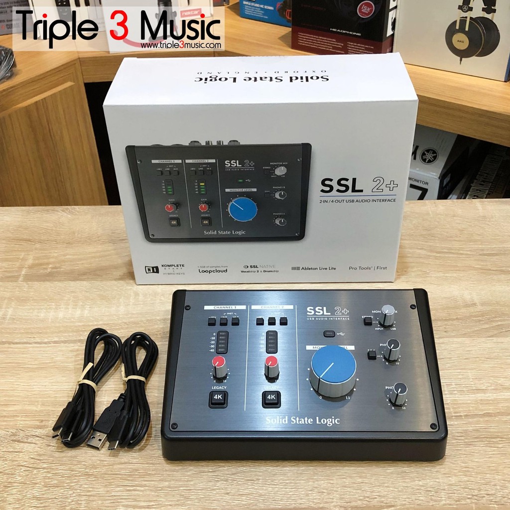 Solid State Logic SSL2+ ssl 2 plus USB Soundcard Interface ORIGINAL