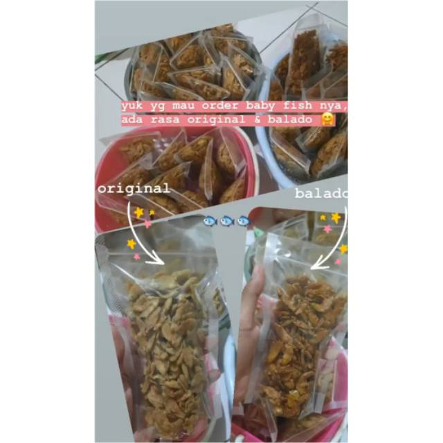 

baby fish murah, renyah & gurih