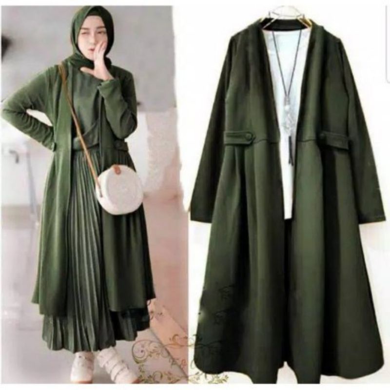 Vika Cardigan / Cardigan Panjang / Cardigan Wanita / Cardigan Polos / Cardigan Murah