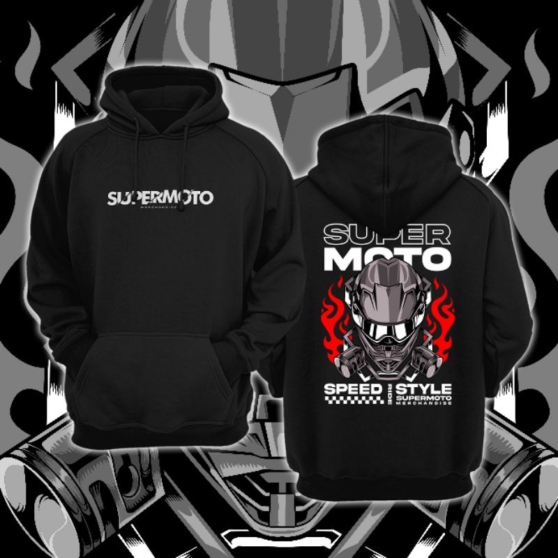 HOODIE SUPERMOTO MERCHANDISE JAKET SUPERMOTO TASLAN SUPERMOTO SWEATER SUPERMOTO LIMITED EDITION