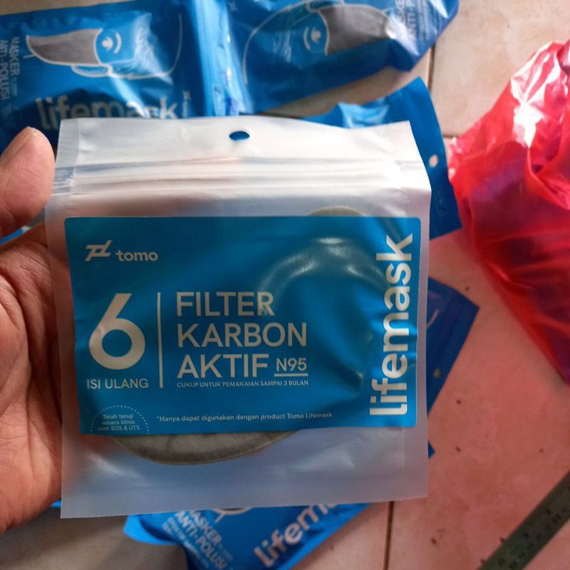 Refil filter Karbon  masker Tomo