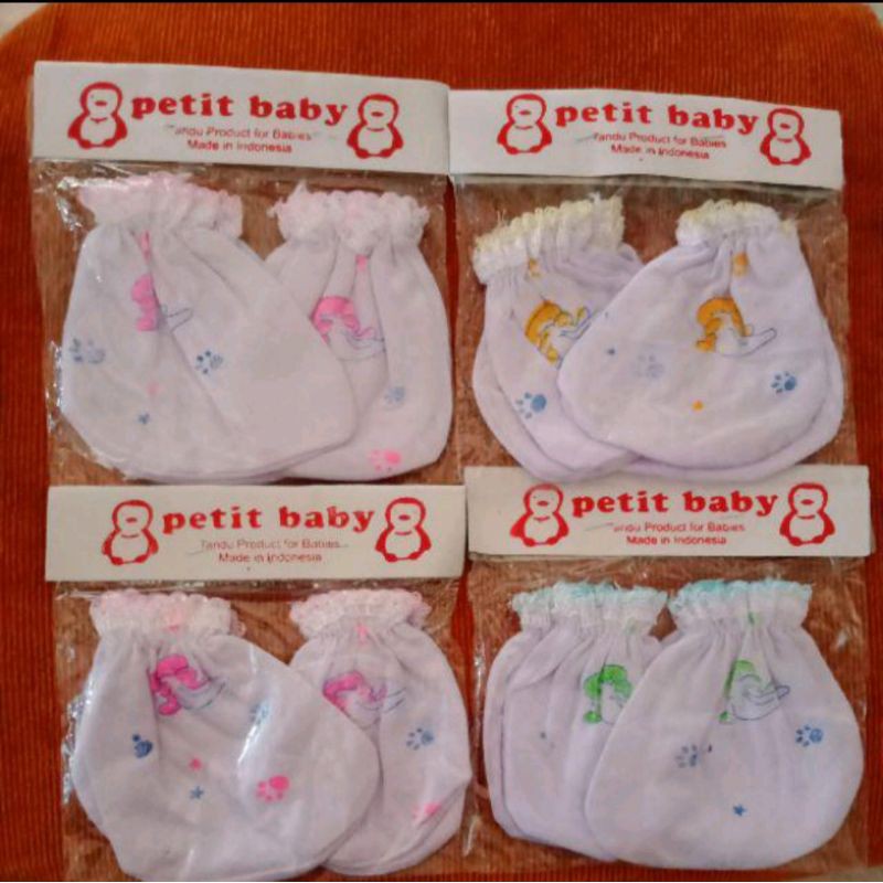 sarung tangan bayi murah karet/beban (R²)